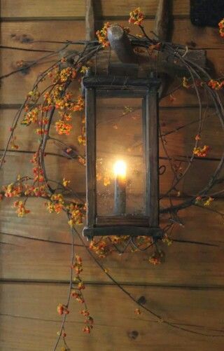 Autumn Cottage Lantern.
