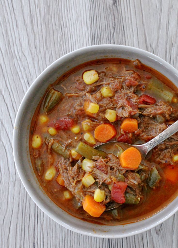 Beef Vegetable Soup – Foodtastic Mom