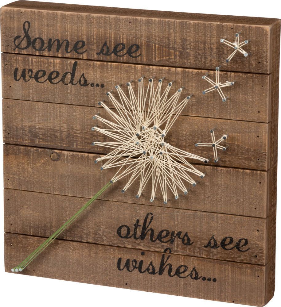 California Seashell Company Retail – Others See Wishes – Dandeliion String Art, $32.99…