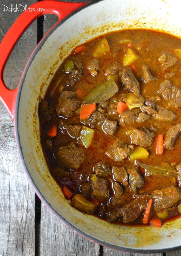 Carne Guisada (Puerto Rican Beef Stew) | Delish D’Lites