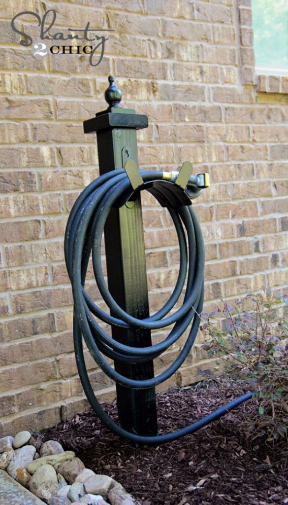 Creative Ways to Increase Curb Appeal on A Budget – Garden Hose Holder DIY – Cheap and Easy Ideas for Upgrading Your Front Porch,