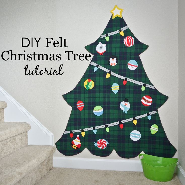25+ best Felt Christmas Trees ideas -   DIY Christmas Tree Ideas