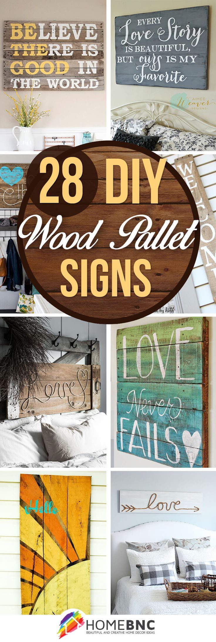 DIY Pallet Wood Sign Ideas