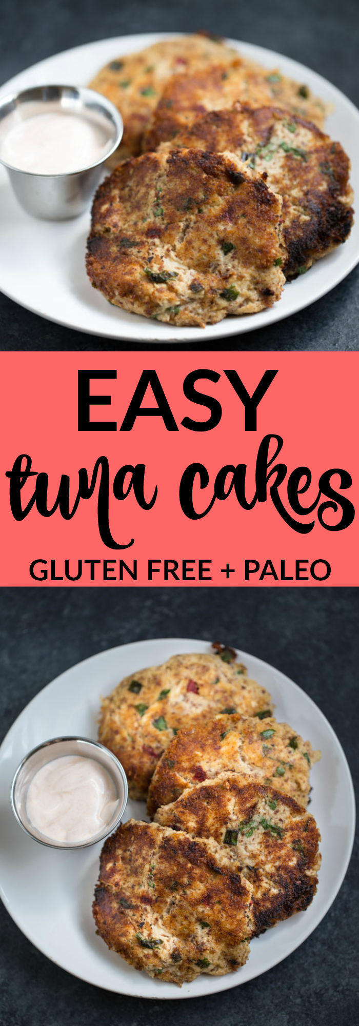 FLAVORFUL Easy Tuna Cakes are paleo   gluten free. Great for lunch or to serve as an appetizer!