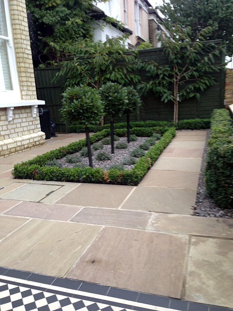 formal front garden design balham london