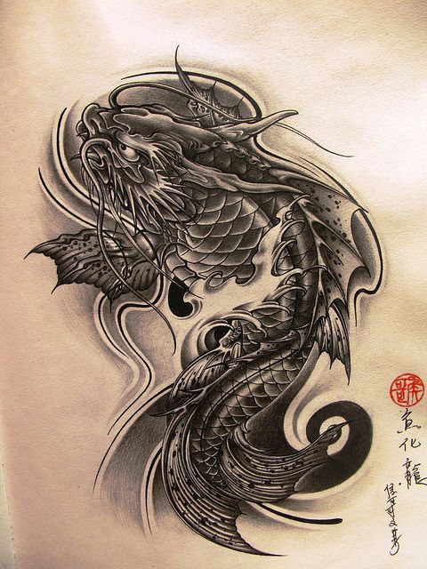 free-koi-tattoo-art-6.jpg (480×640)