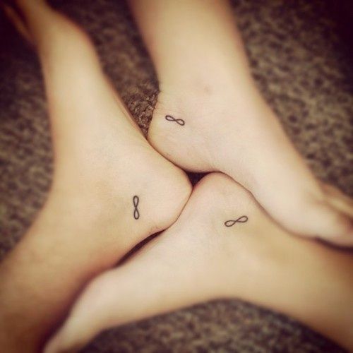 Friendship Tattoo Ideas Infinity Symbols On Feet