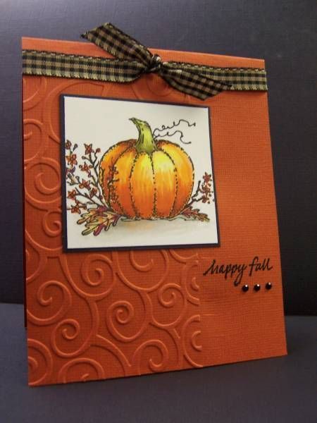 *FS239 Pumpkin & Bittersweet by hobbydujour – Cards and Paper Crafts at Splitcoaststampers