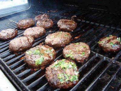 Garlic Butter Burgers recipe from Bobby Flay’s Burger’s Fries & Shakes