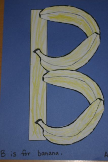 Great letter B craft you can use to make a big or little b