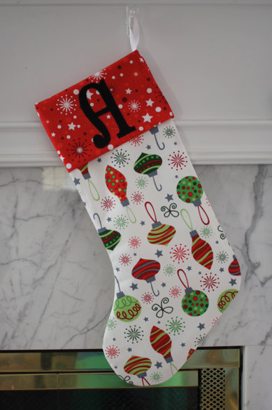 Hands down, the BEST Christmas stocking tutorial I have found! I just got my 1st sewing machine two weeks ago, and made this one