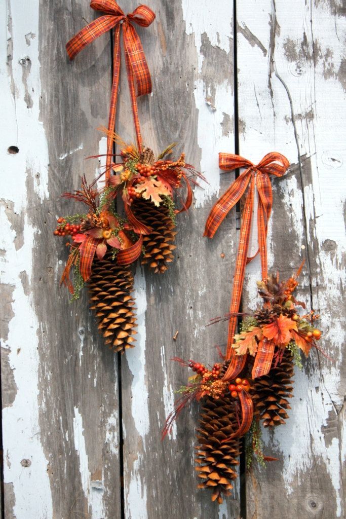 Haven’t actually looked at these diys, but this looked cute. Make sure you bake your pinecones or give them a vinegar bath to