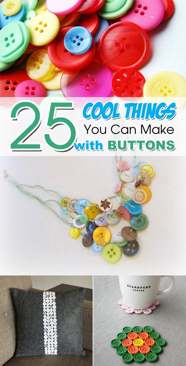 Here are 25 button craft ideas that you can easily make at home by yourself.