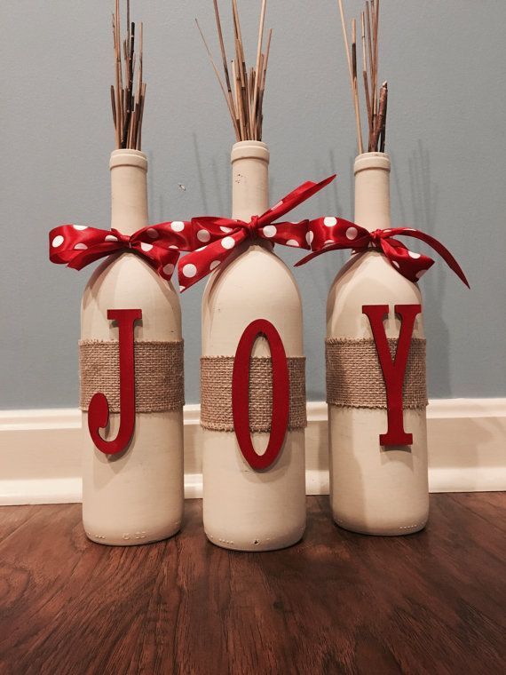 Hey, I found this really awesome Etsy listing at https://www.etsy.com/listing/466746274/joy-wine-bottle-joy-home-decor-christmas