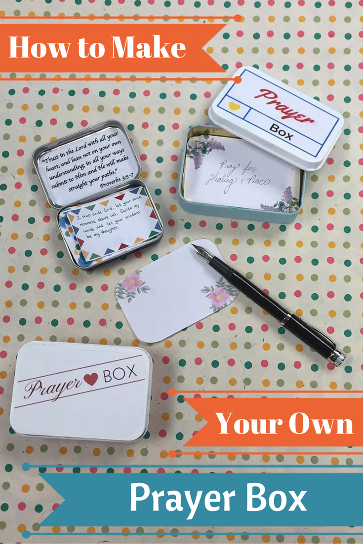 How to Make your Own Prayer Box. Easy DIY instructions.