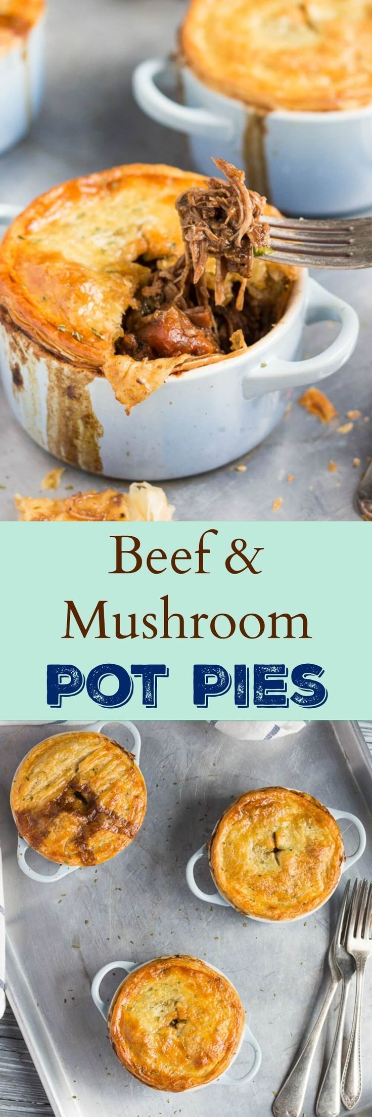 Leftover Beef & Mushroom Stew Pot Pies. Take leftover beef and mushroom stew from the freezer, add a sheet of puff pastry, and put