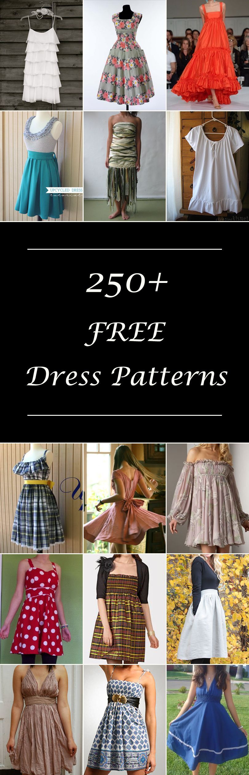Lots of free women's dress patterns. Diy ideas for dresses, sewing tutorials & projects for women. Many simple & easy styles.