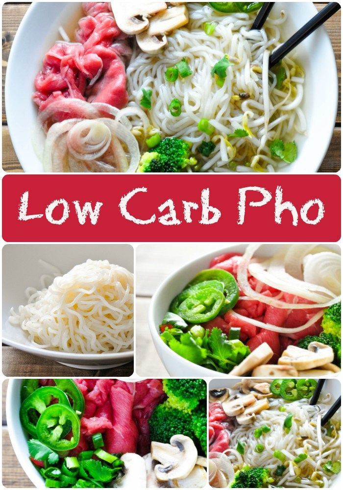 Low Carb Pho with Shiritaki Noodles