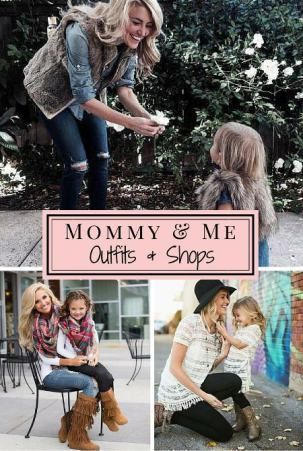 Mommy and Me outfit Ideas that you can create yourself and shops that sell Mother Daughter outfits!