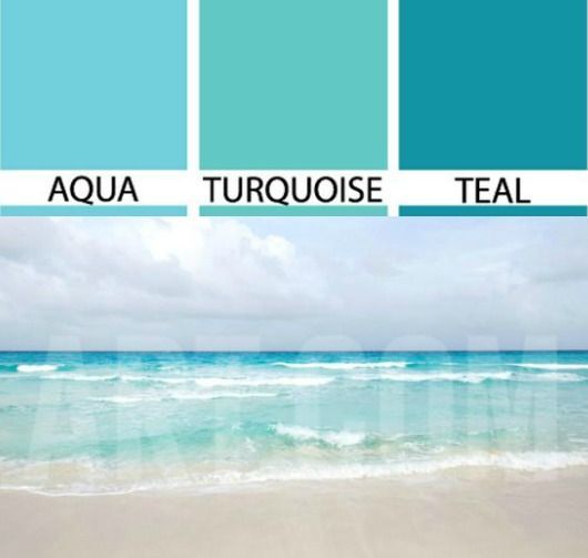 Ocean Blues: Aqua Turquoise and Teal… http://www.completely-coastal.com/2017/05/Turquoise-decor-ideas-bedroom.html