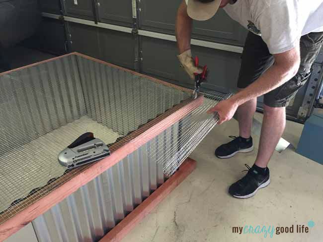 Our tutorial for DIY raised garden beds with corrugated metal. While not the most economical garden boxes, they’re a beautiful