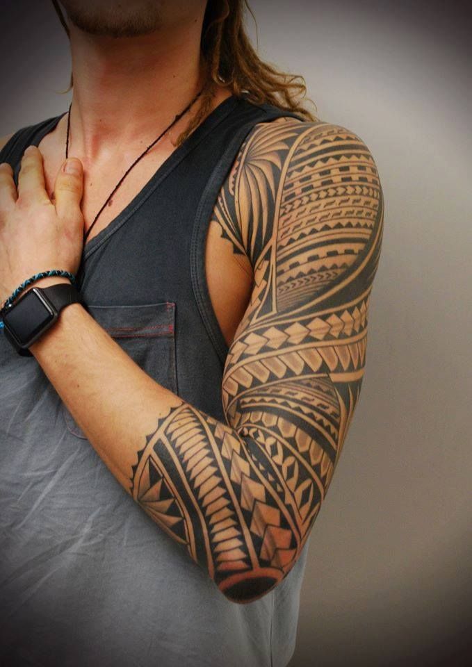 polynesian inspired tattoo | Simon Tattoo | Tattoo Studio in Teufen AR
