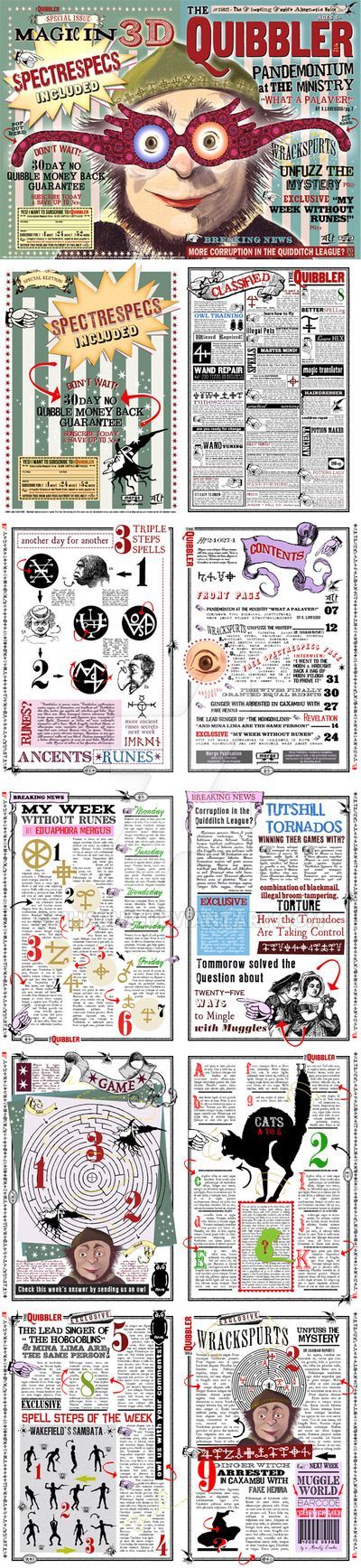 Quibbler Spectrespecs Replica Version with pages. by jhadha.deviantart.com on @DeviantArt