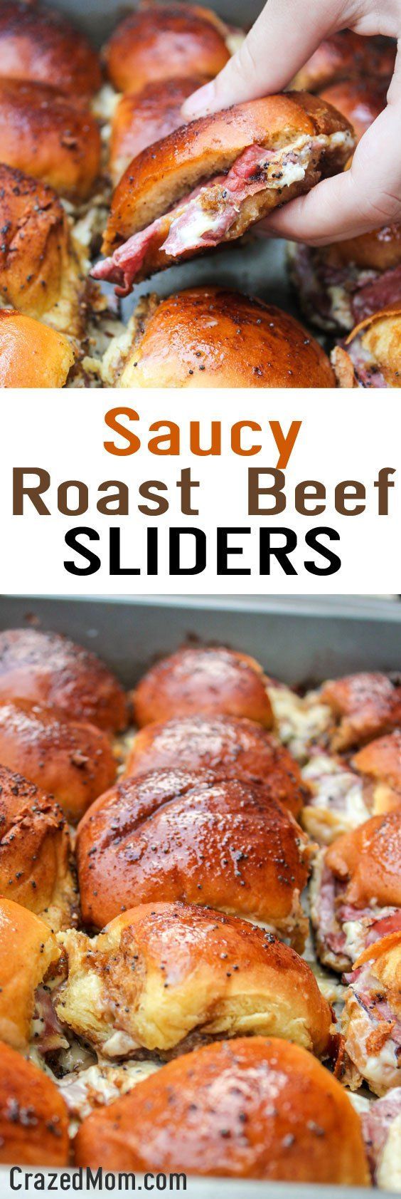 Saucy Roast Beef Sliders