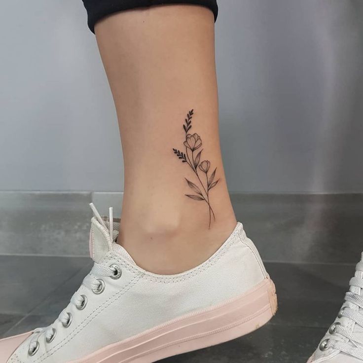 Awesome ankle tattoos for women