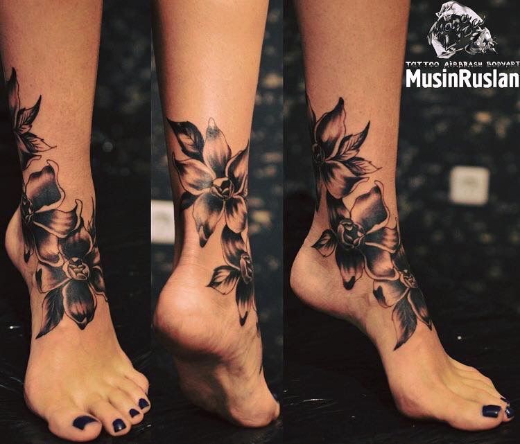 Awesome ankle tattoos for women