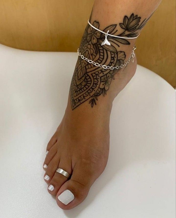 Awesome ankle tattoos for women