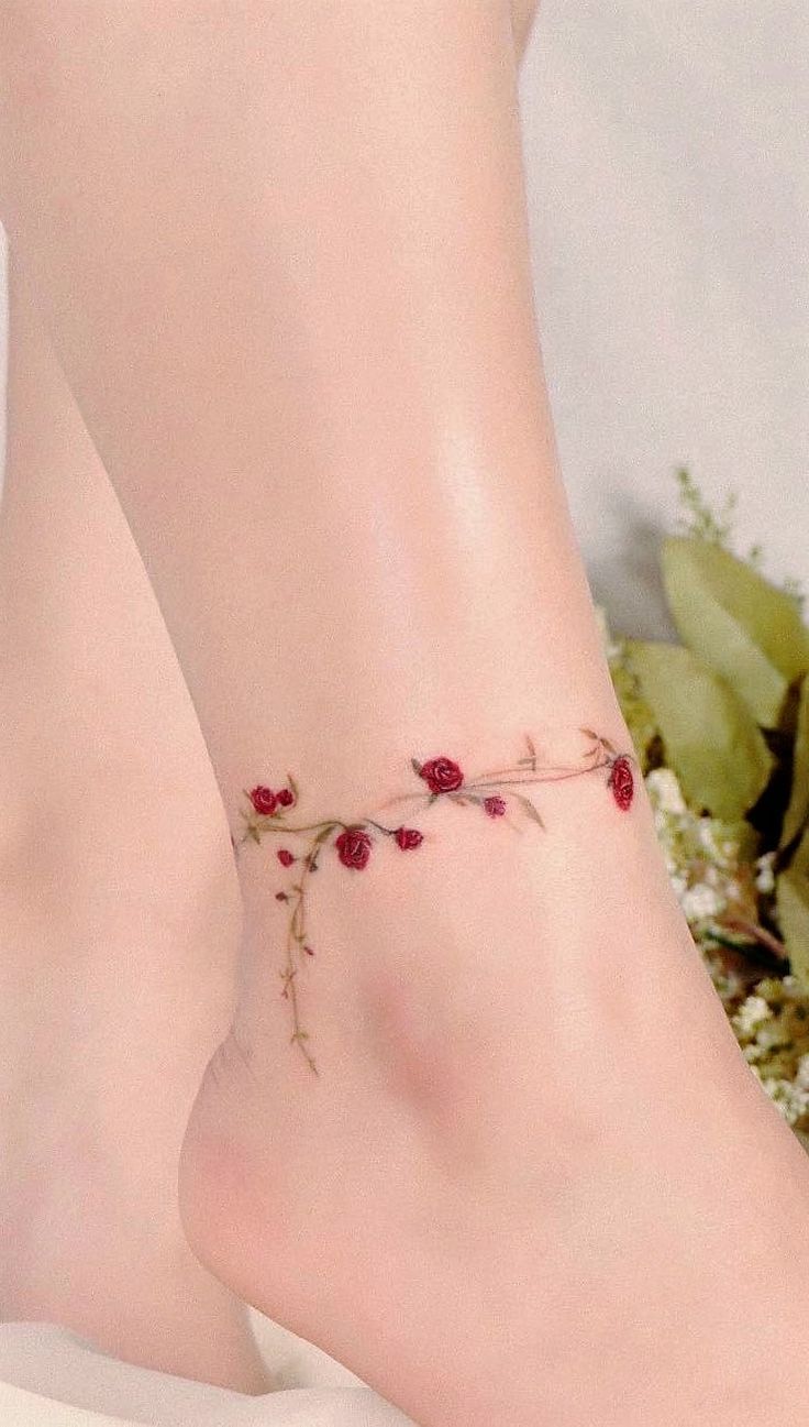 Awesome ankle tattoos for women