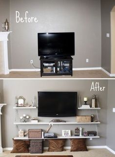 ShelvingIdeas29Living Room Decorating Ideas on a Budget – Living Room Design Ideas, Pictures, Remodels and Decor Transform a