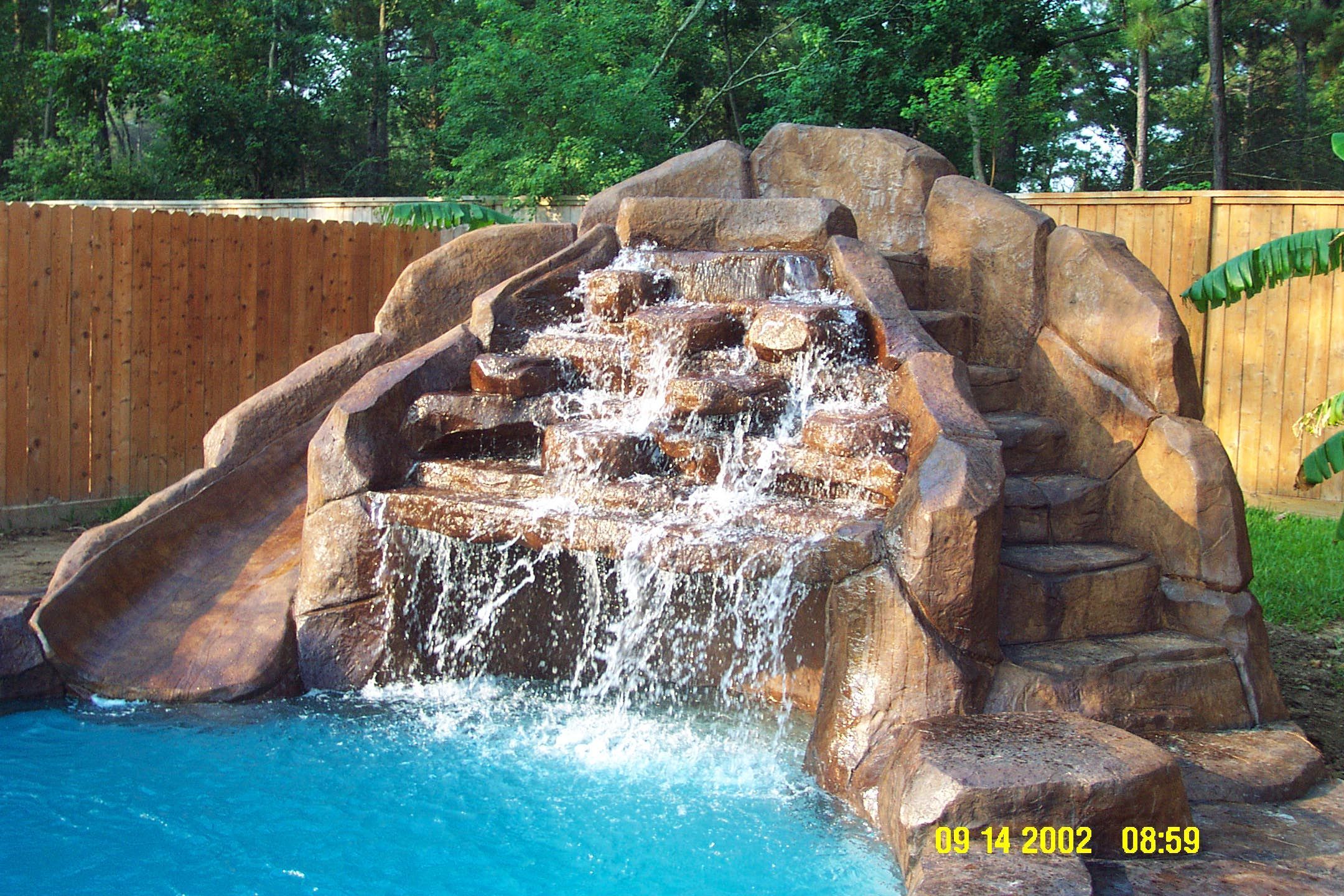 Slide for pool remodel