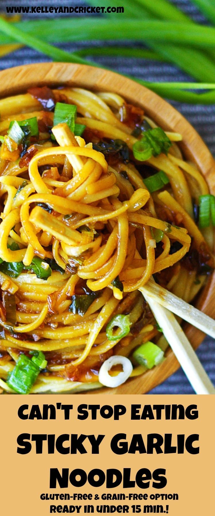 These sticky garlic noodles taste just like the An’s Famous Garlic Noodles and can be made in under 15 minutes! And my version