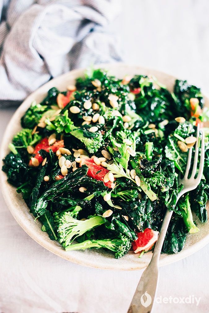 This Master Green Detox Salad is absolutely amazing! I eat it at least once/week and it leaves me feeling energized all day.