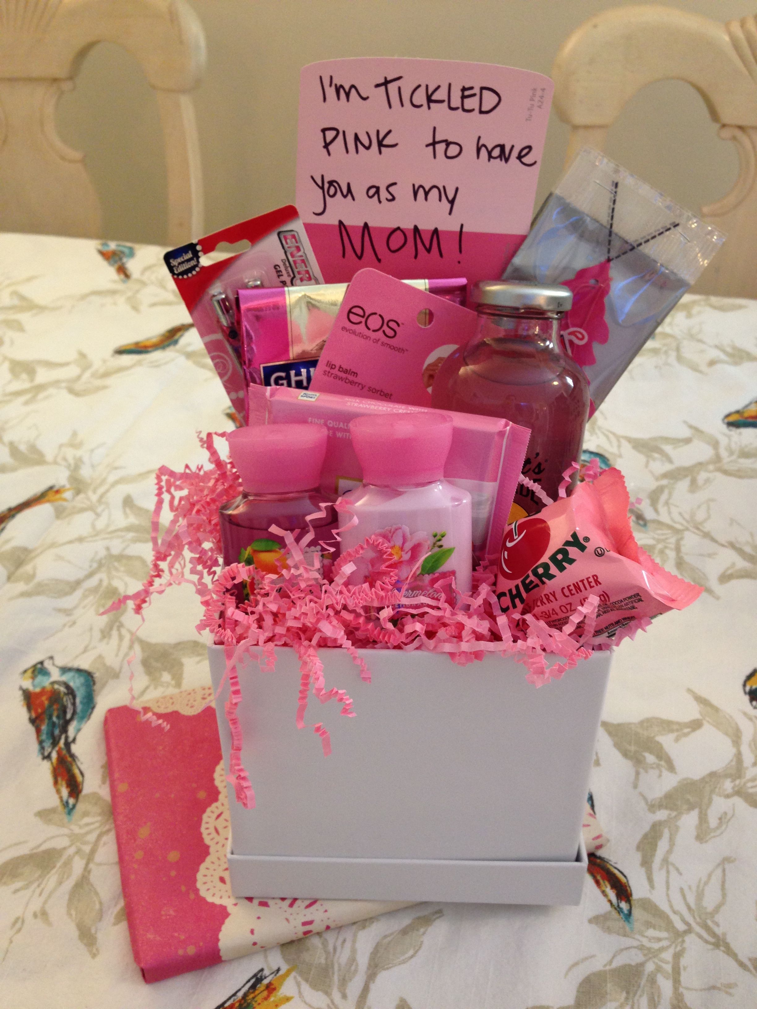 Tickled pink gift basket / Mother’s Day gift