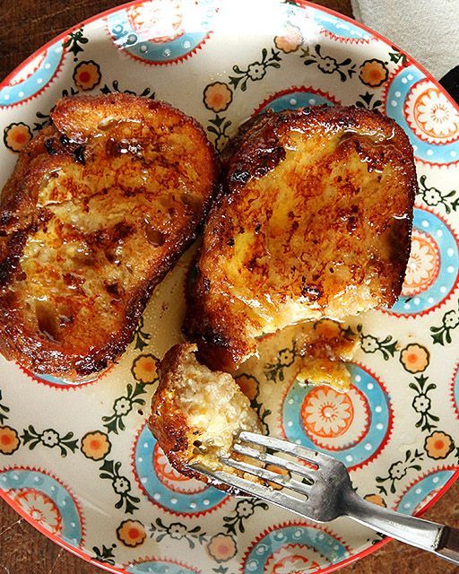 Torrijas are a typical Spanish dessert that are very popular during lent and holy week in Spain.  Stale bread is soaked in a