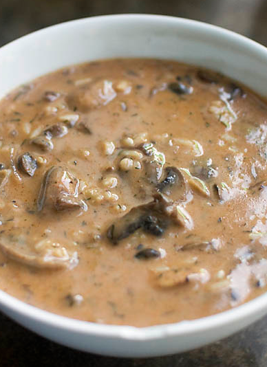 Traditional Polish Wild Mushroom My dad and I would go into the woods searching for wild mushrooms for my Babci to make this soup.