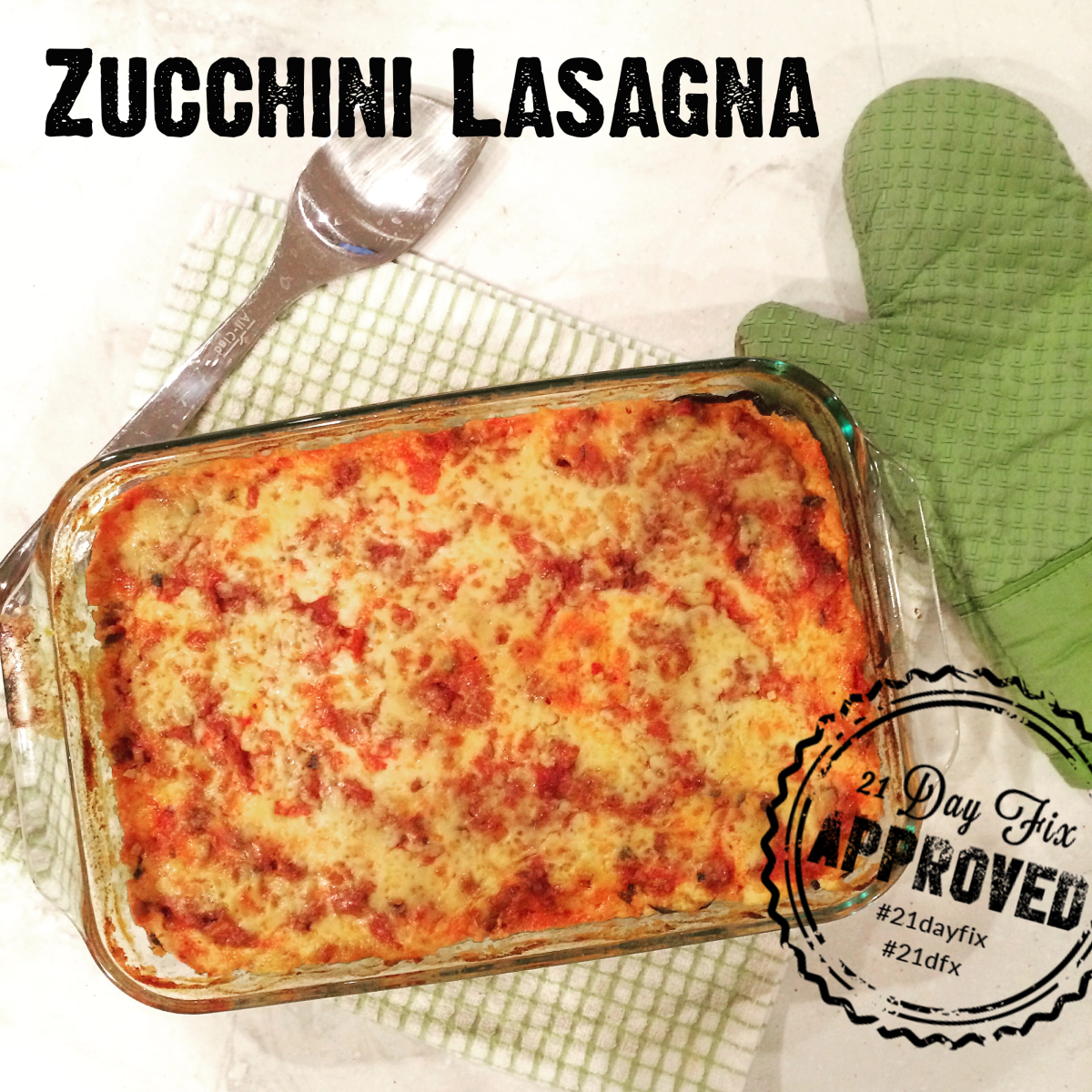 You won’s miss the pasta in this fix-approved Zucchini Lasagna // 21 Day Fix // 21 Day Fix Approved // fitness // fitspo