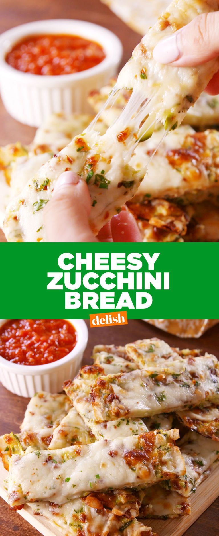 Zucchini Cheesy “Bread”  http://www.delish.com/cooking/recipe-ideas/recipes/a54806/zucchini-cheesy-bread-recipe/