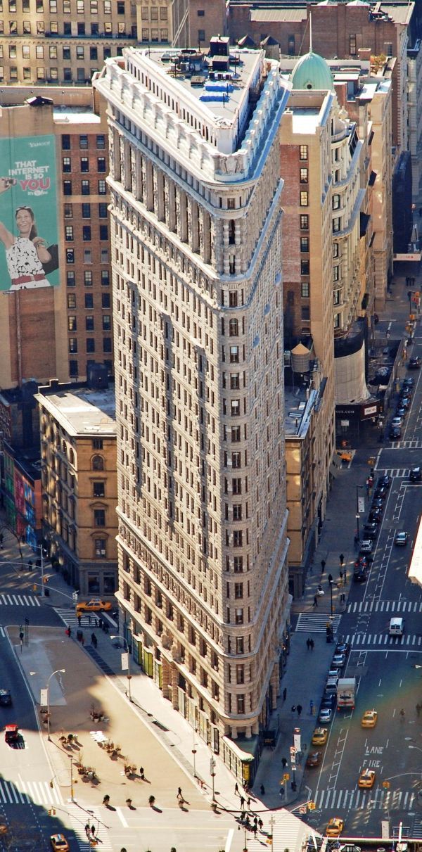 10 Famous Buildings That You Absolutely MUST See |  Flatiron Building also known as the Fuller Building