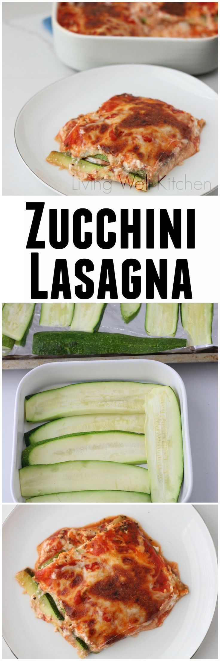 A fresh, summer take on a comfort food classic: Zucchini Lasagna from Living Well Kitchen @Meme Inge