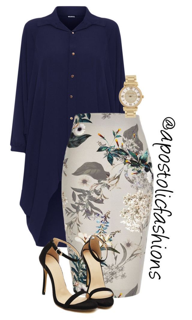 “Apostolic Fashions #1837” by apostolicfashions on Polyvore featuring WearAll, River Island and Michael Kors