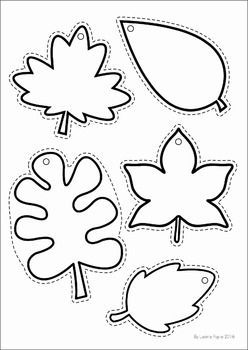 Autumn / Fall Preschool No Prep Worksheets & Activities. Owl, branch and leaves cutting practice (make a mobile).