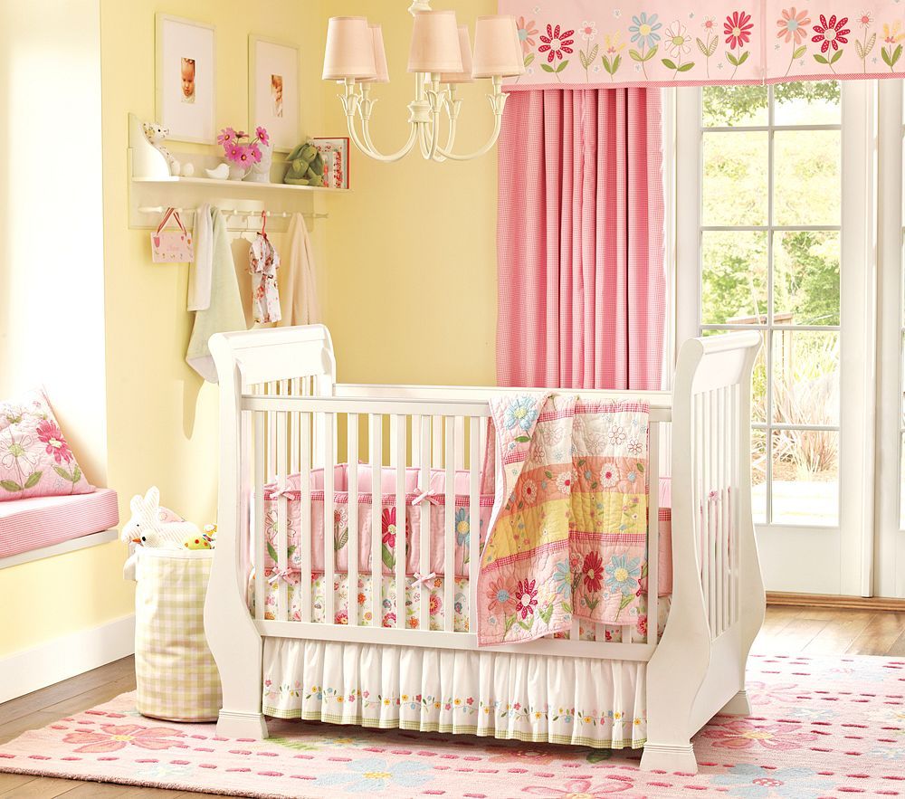 Nice Pink Bedding for Pretty Baby Girl Nursery from ... -   Best Baby girl rooms ideas