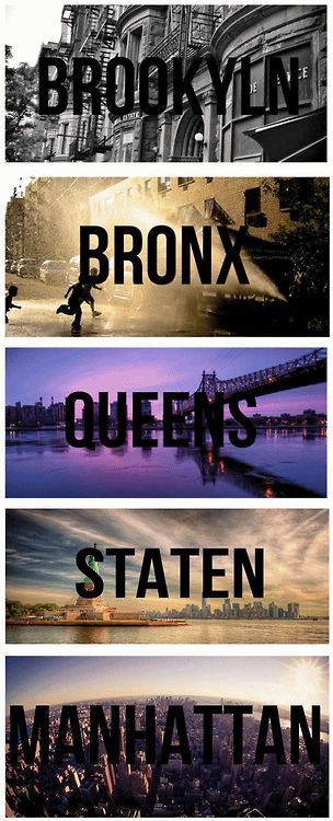 Brooklyn, Bronx, Queens, Staten Island & Manhattan-New York City