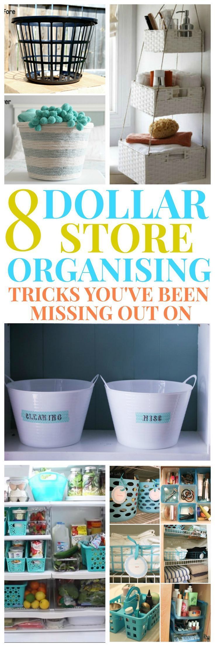 Check out these 8 Dollar Store Organising Tricks for your Home Decor.