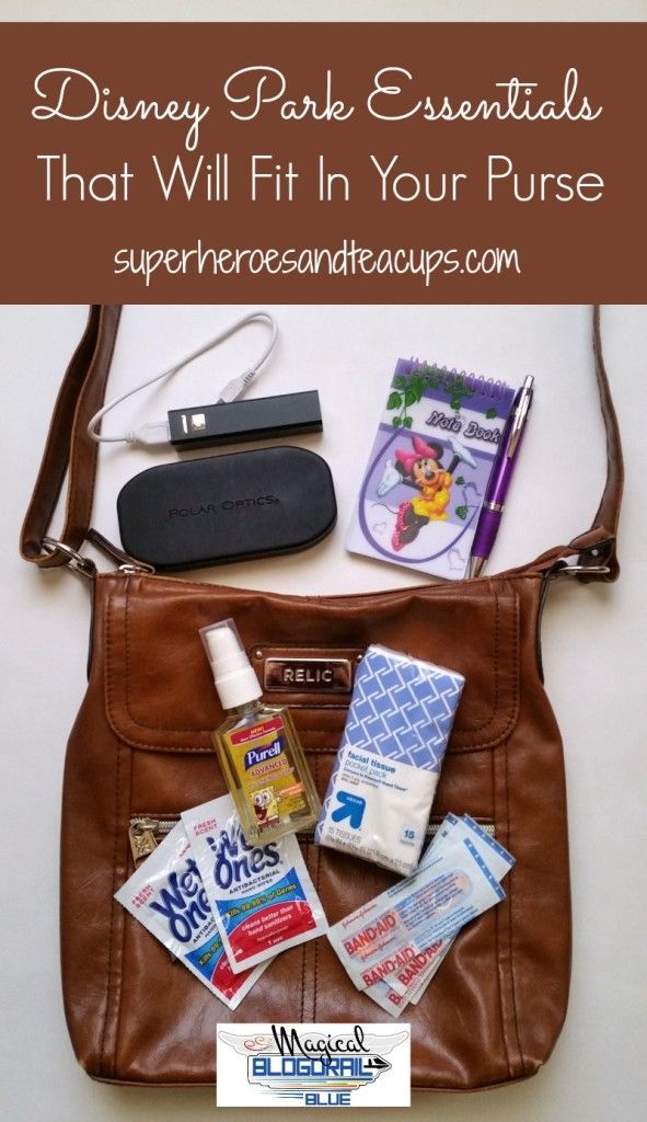 Disney Park Essentials That Will Fit In Your Purse