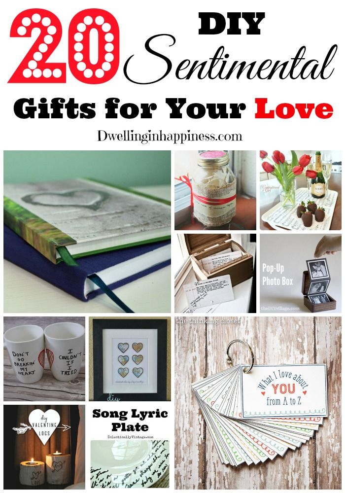 DIY Sentimental Gifts for Your Love -   DIY gifts on a budget Ideas